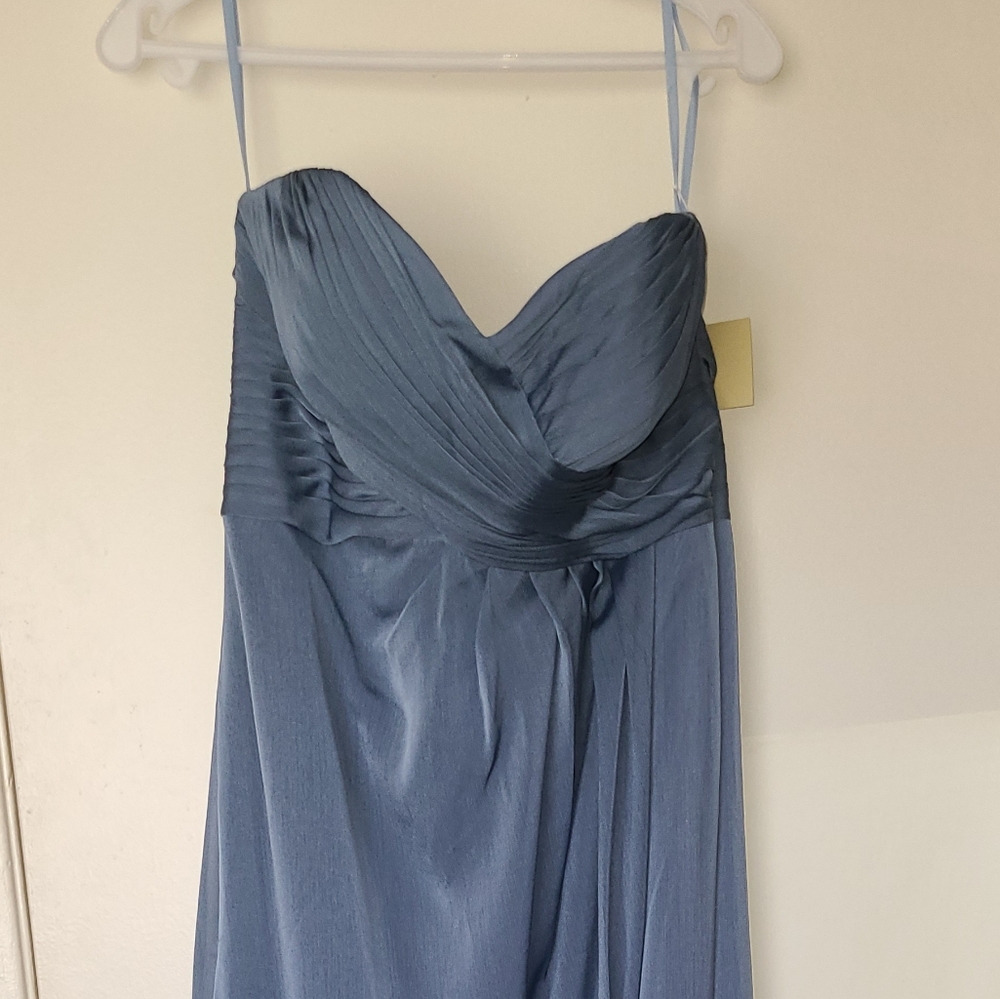 Sorella Vita Formal Gown-BRAND NEW WITH TAGS, no alterations,blue/gray, size 14